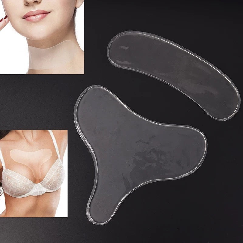 Anti Wrinkle Silicone Chest Pad Decollete Bra Care Reusable Pads He US
